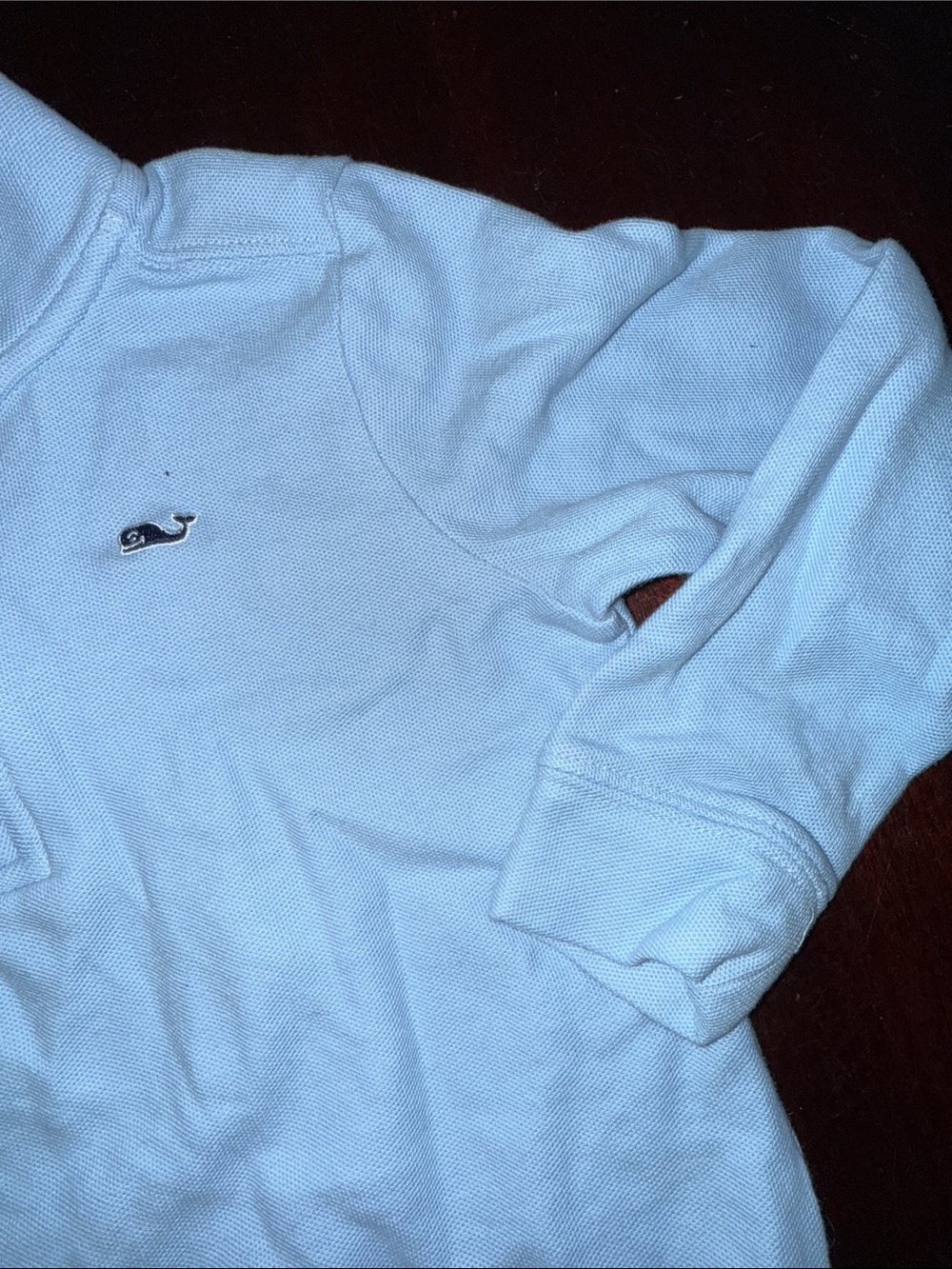 Vineyard Vines Light Blue Baby Quarter-Zip Pullover - Picture 5 of 6